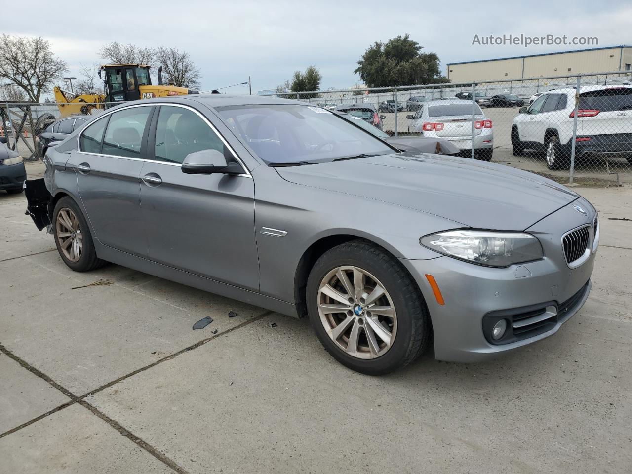 2016 Bmw 528 I Gray vin: WBA5A5C53GG347134