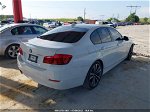 2016 Bmw 5 Series 528i White vin: WBA5A5C53GG347330