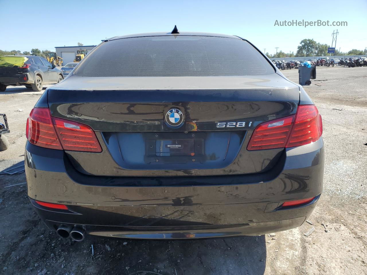 2016 Bmw 528 I Black vin: WBA5A5C53GG348980