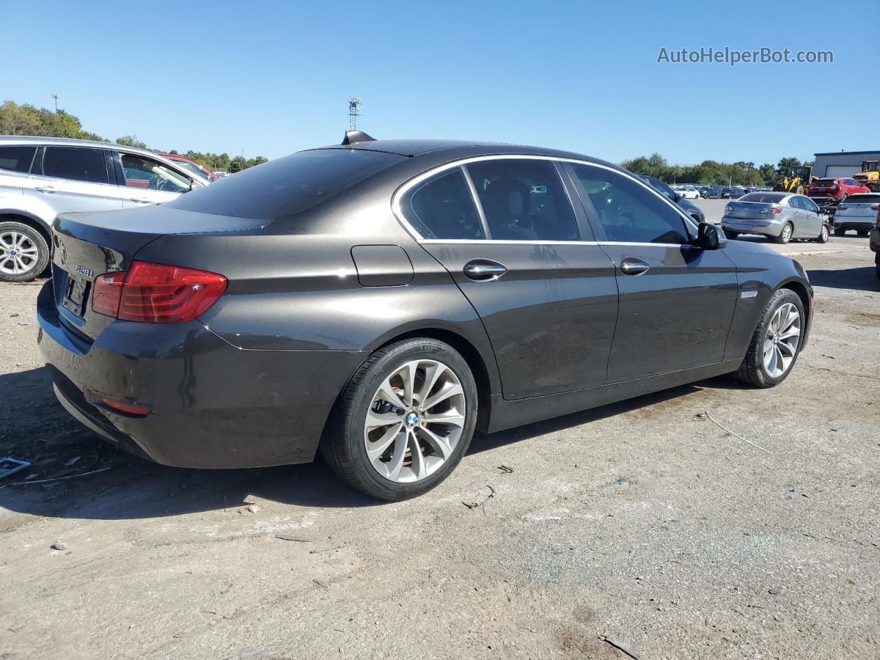 2016 Bmw 528 I Black vin: WBA5A5C53GG348980