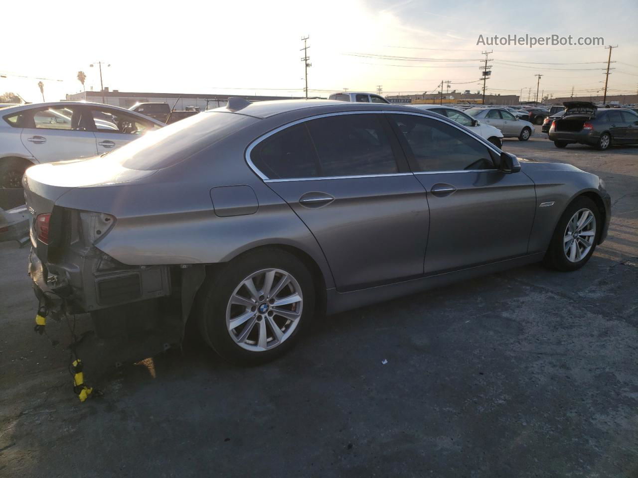 2016 Bmw 528 I Gray vin: WBA5A5C53GG349496