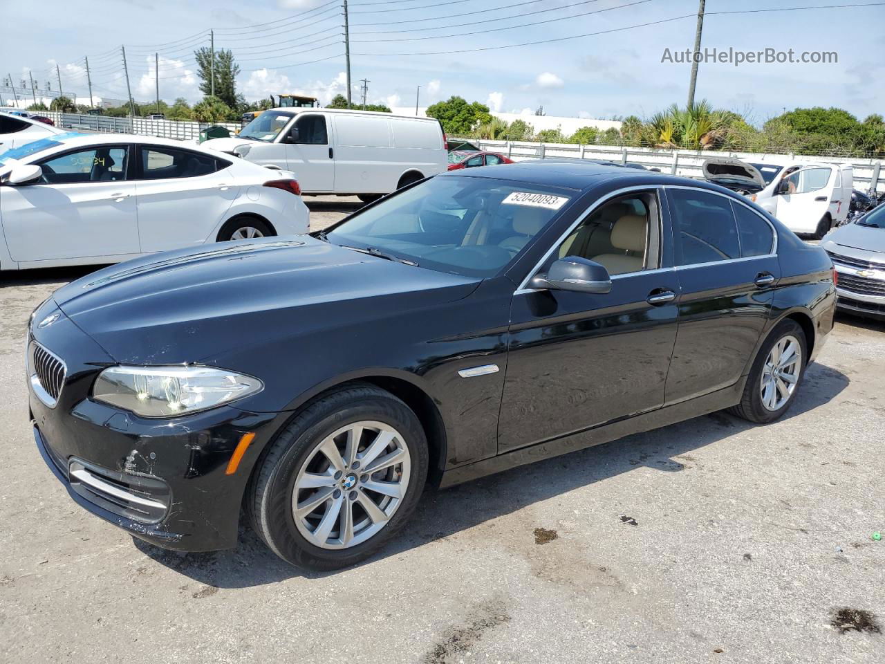 2014 Bmw 528 I Black vin: WBA5A5C54ED501235