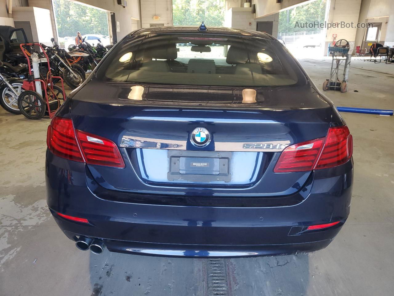 2014 Bmw 528 I Blue vin: WBA5A5C54ED509044