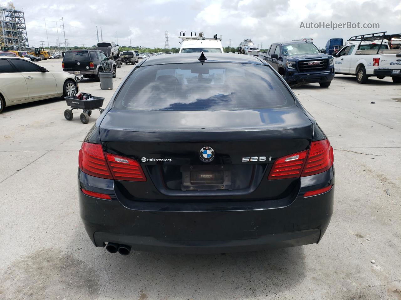 2014 Bmw 528 I Black vin: WBA5A5C54ED510940