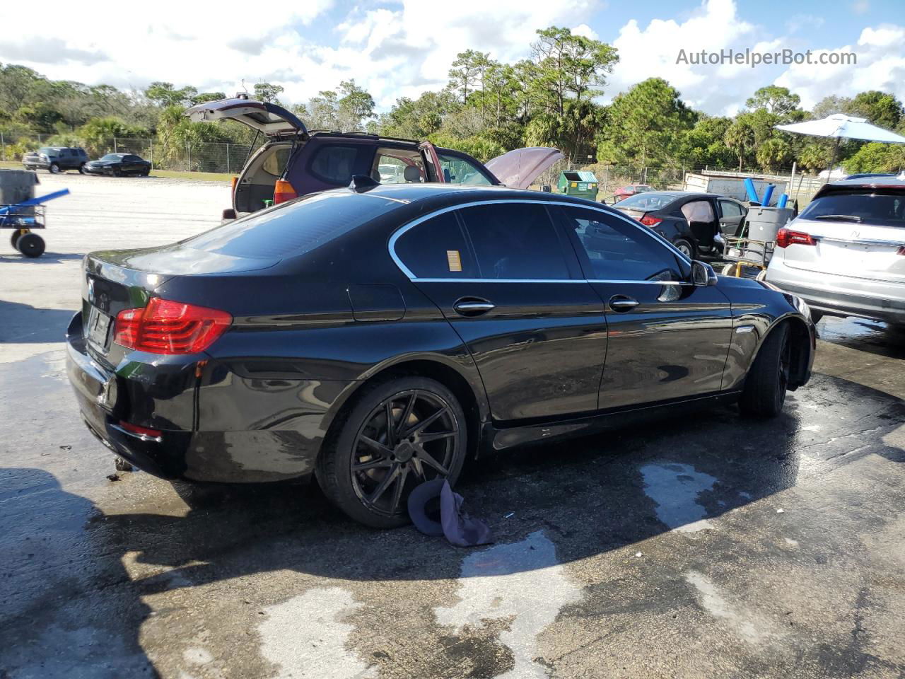 2016 Bmw 528 I Black vin: WBA5A5C54GG353895