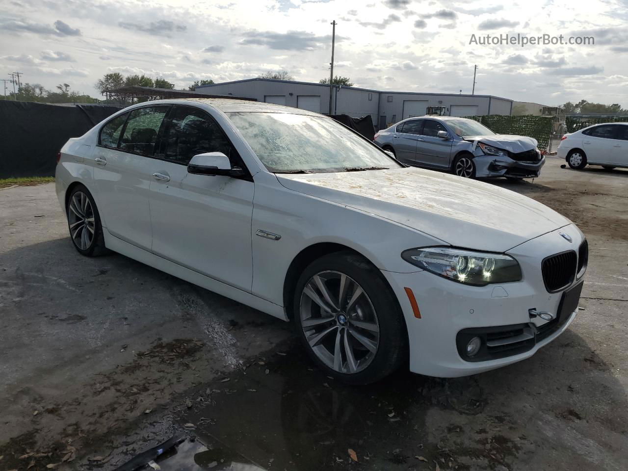 2016 Bmw 528 I Белый vin: WBA5A5C54GG355257