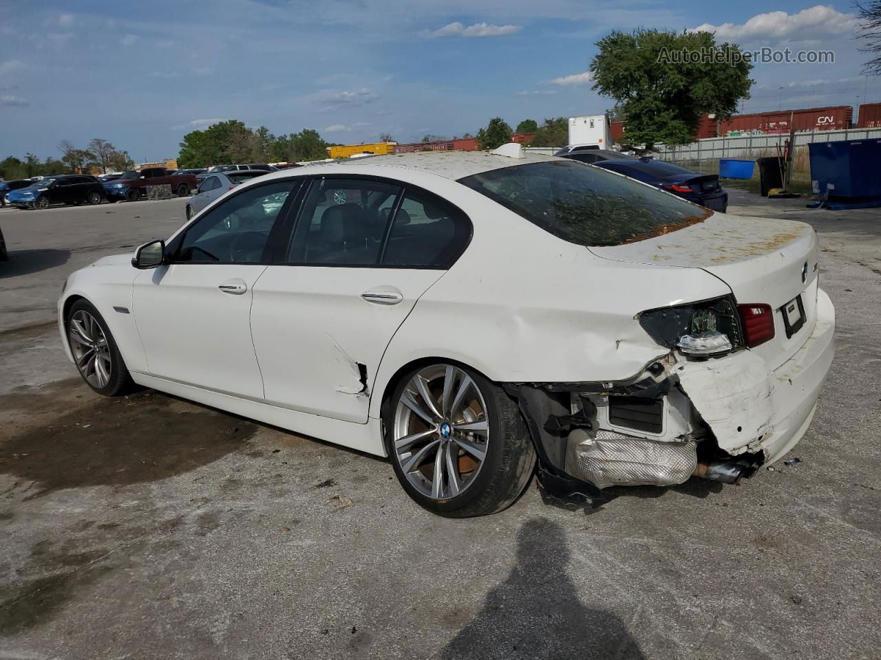 2016 Bmw 528 I White vin: WBA5A5C54GG355257