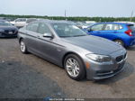 2014 Bmw 5 Series 528i Silver vin: WBA5A5C55ED509733