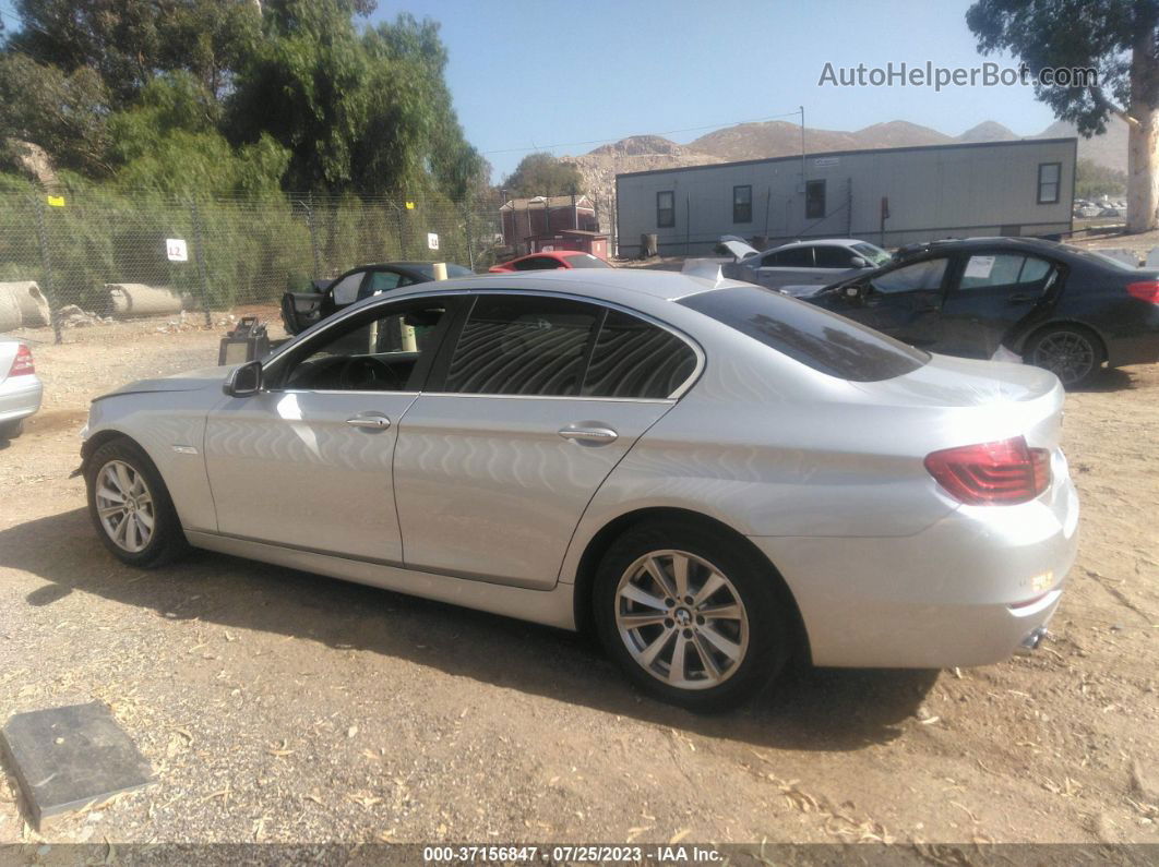 2016 Bmw 5 Series 528i Silver vin: WBA5A5C55GD527331