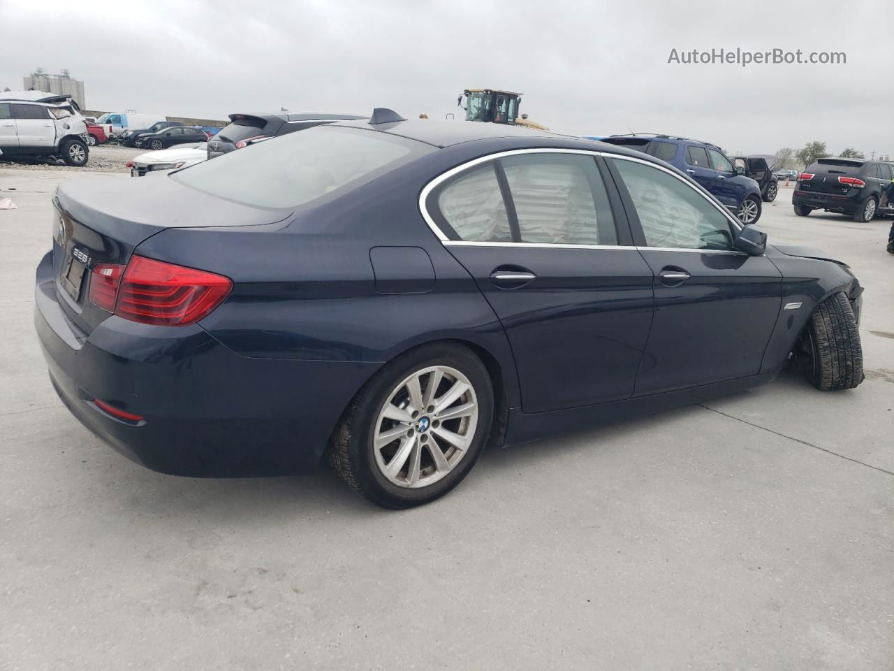 2016 Bmw 528 I Blue vin: WBA5A5C55GG349158