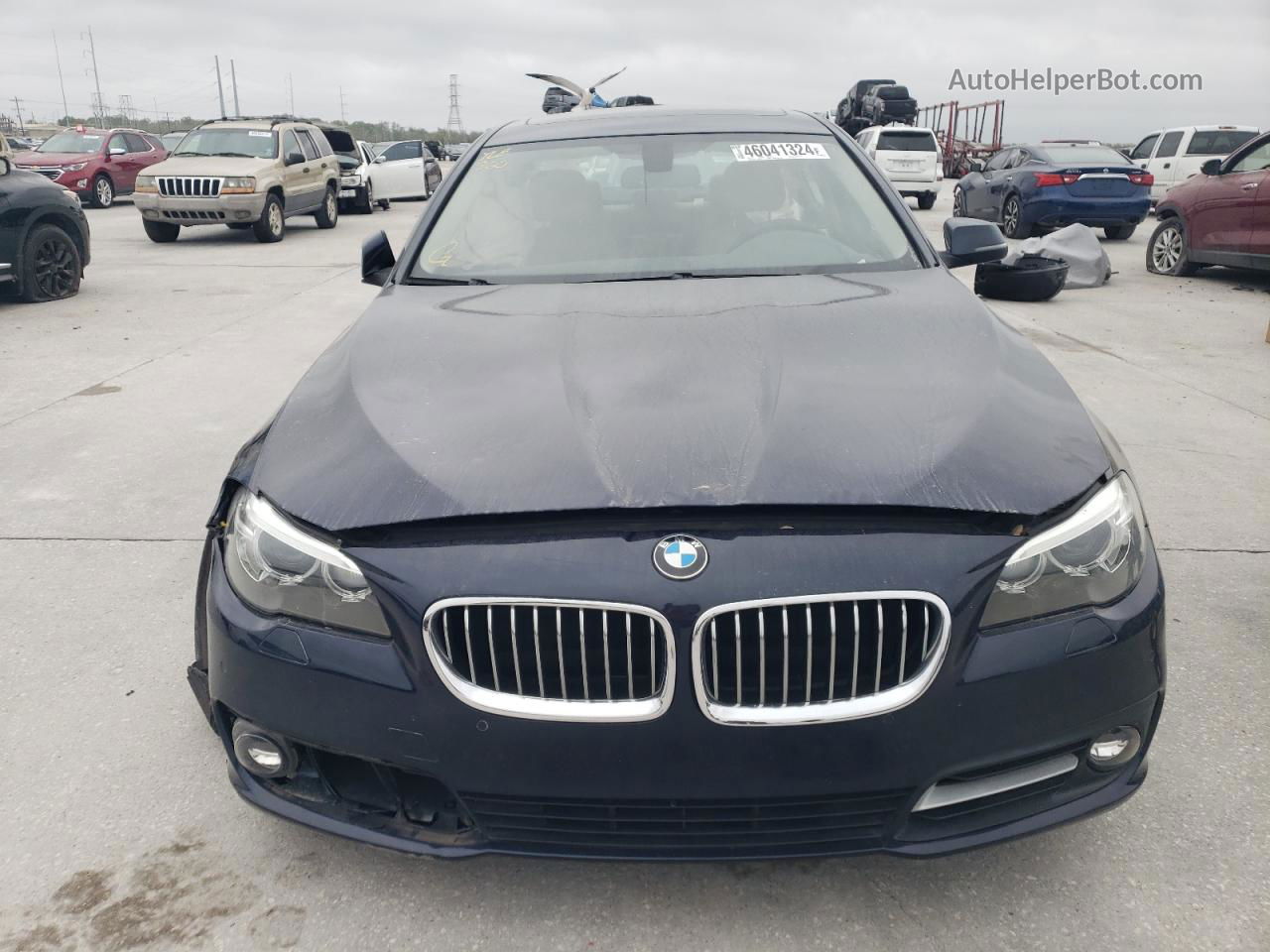 2016 Bmw 528 I Blue vin: WBA5A5C55GG349158