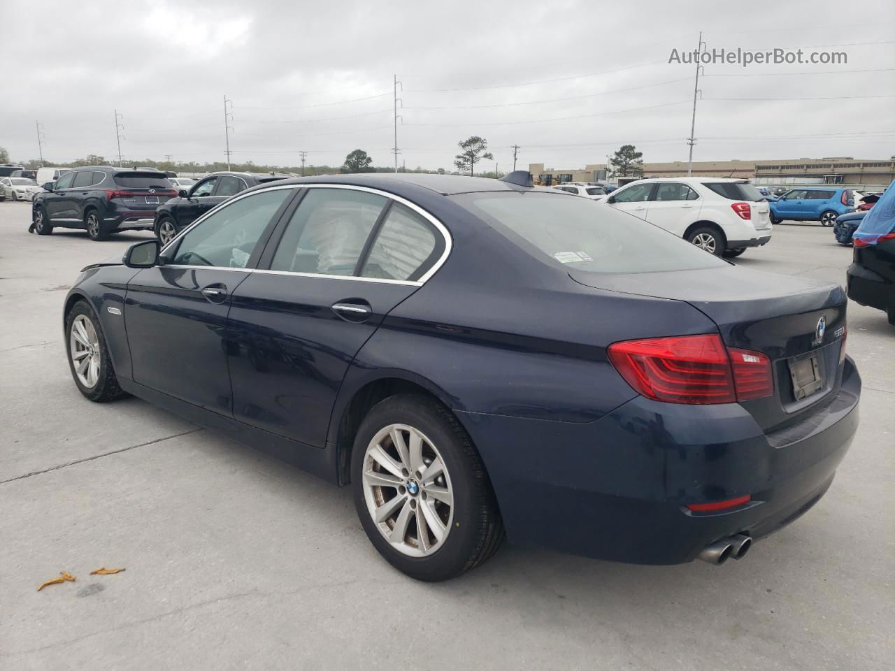 2016 Bmw 528 I Blue vin: WBA5A5C55GG349158