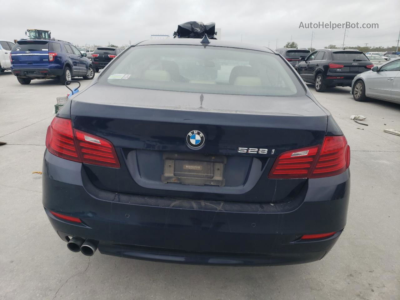 2016 Bmw 528 I Blue vin: WBA5A5C55GG349158