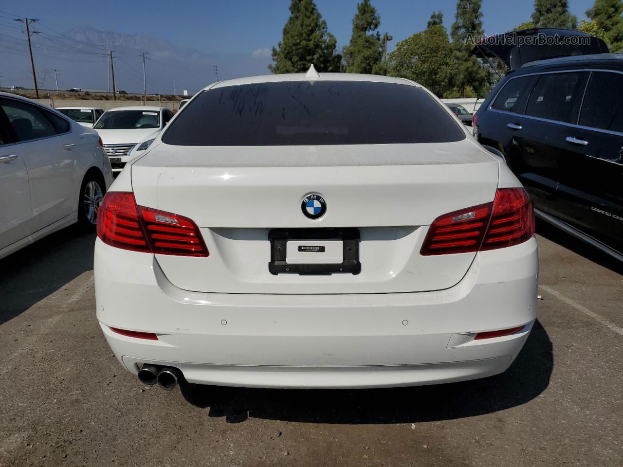 2016 Bmw 528 I White vin: WBA5A5C55GG354957