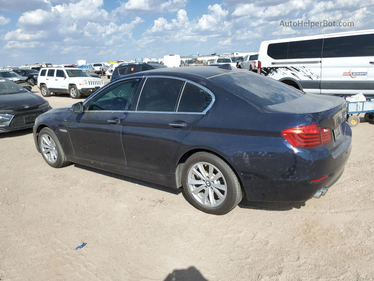 2014 Bmw 528 I Синий vin: WBA5A5C56ED504850