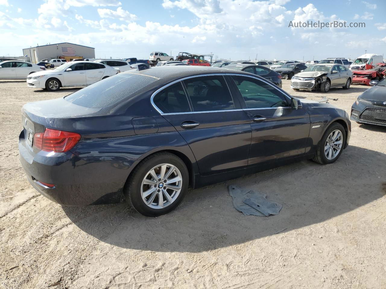 2014 Bmw 528 I Blue vin: WBA5A5C56ED504850