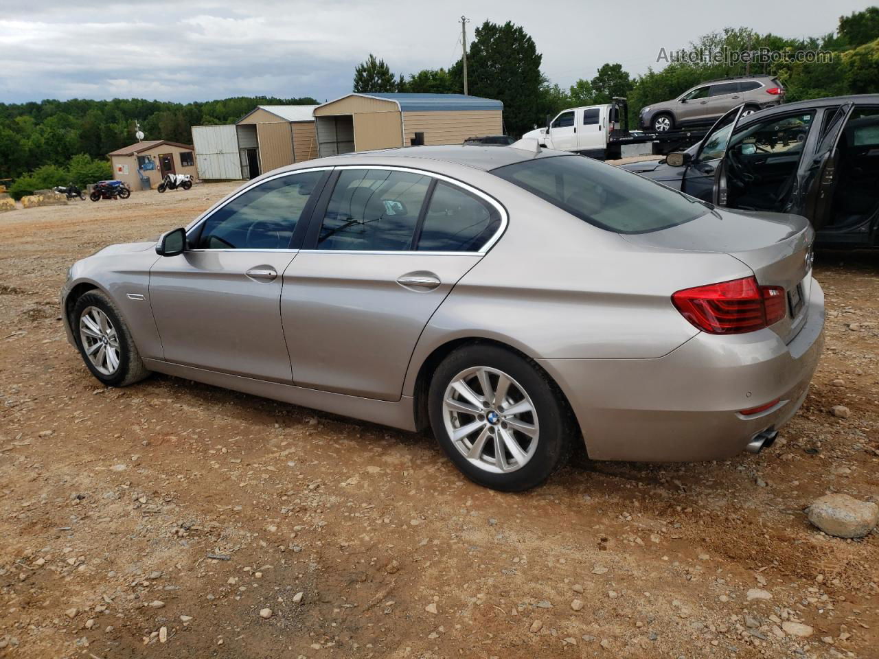 2014 Bmw 528 I Beige vin: WBA5A5C56ED510471