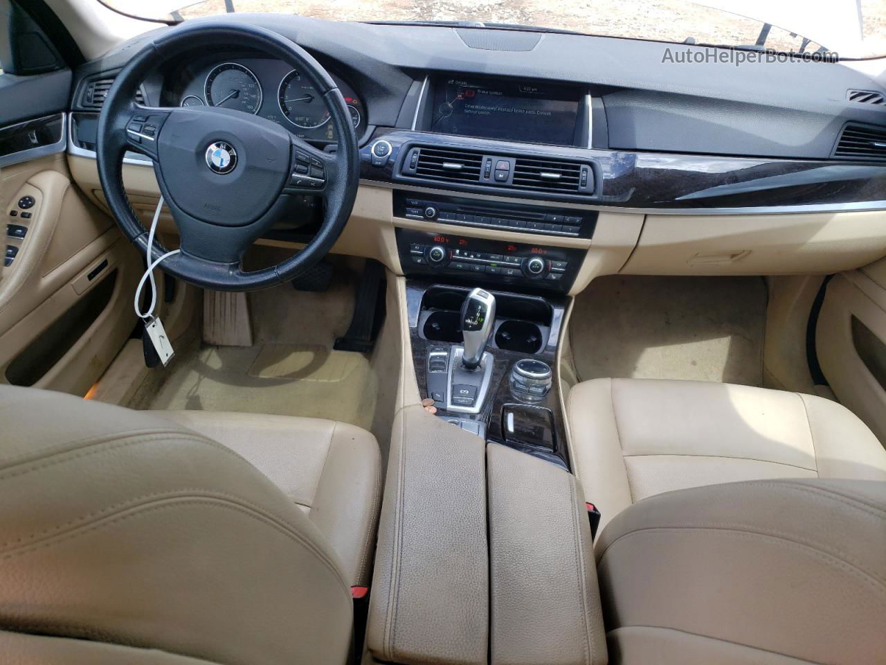 2014 Bmw 528 I Beige vin: WBA5A5C56ED510471