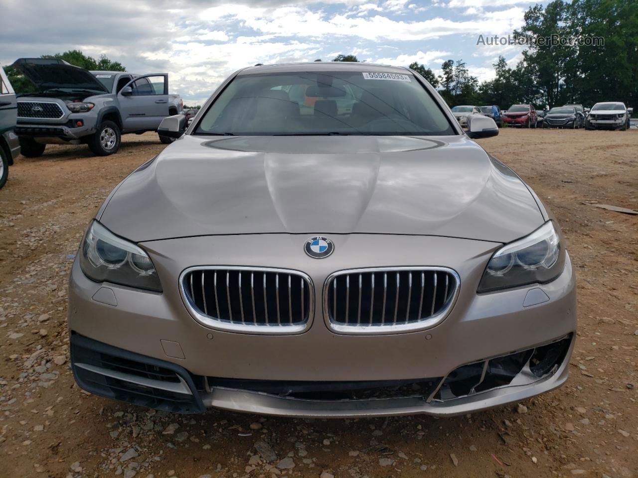 2014 Bmw 528 I Бежевый vin: WBA5A5C56ED510471