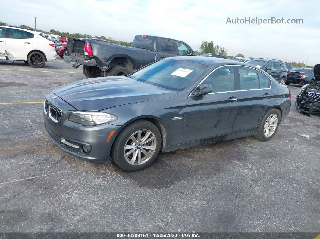 2016 Bmw 528i Gray vin: WBA5A5C56GD526771