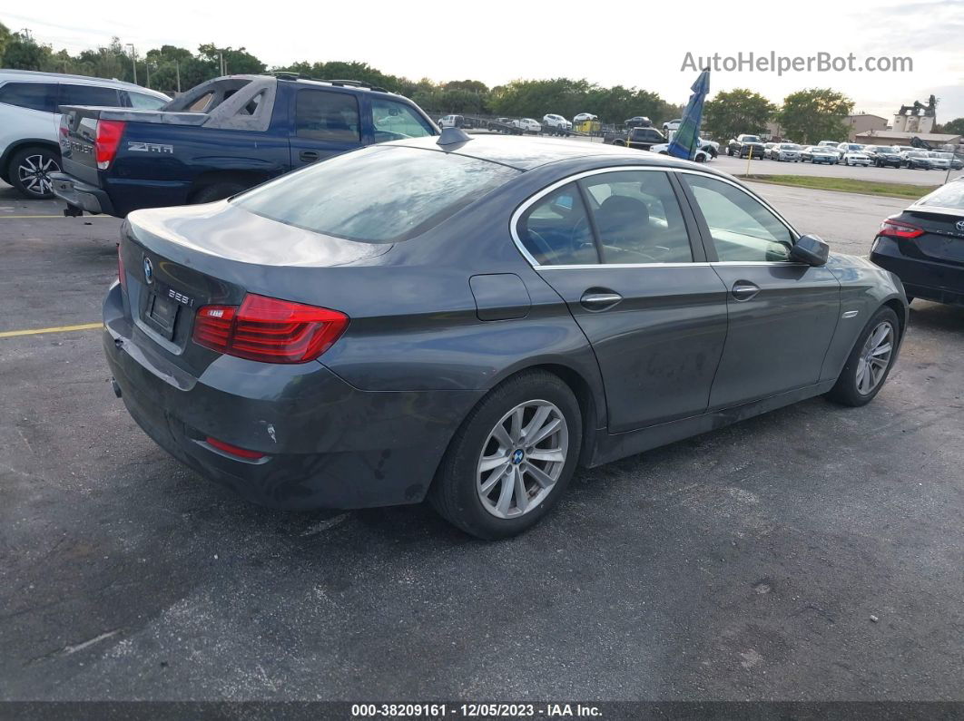 2016 Bmw 528i Gray vin: WBA5A5C56GD526771