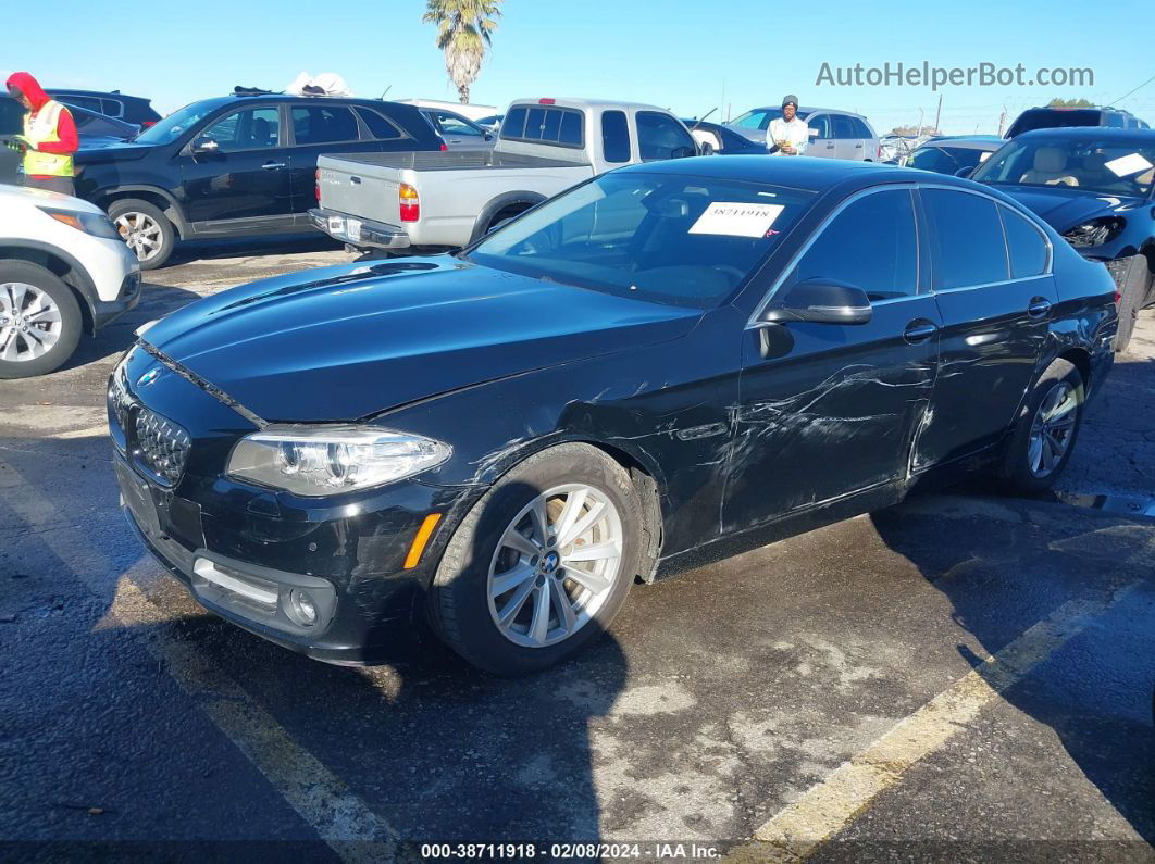 2016 Bmw 528i   Black vin: WBA5A5C56GG351520