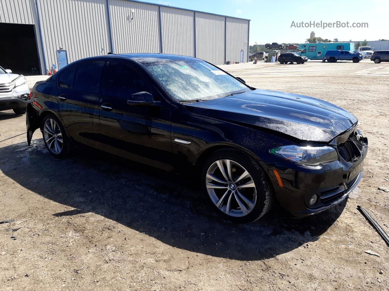 2016 Bmw 528 I Black vin: WBA5A5C56GG354742