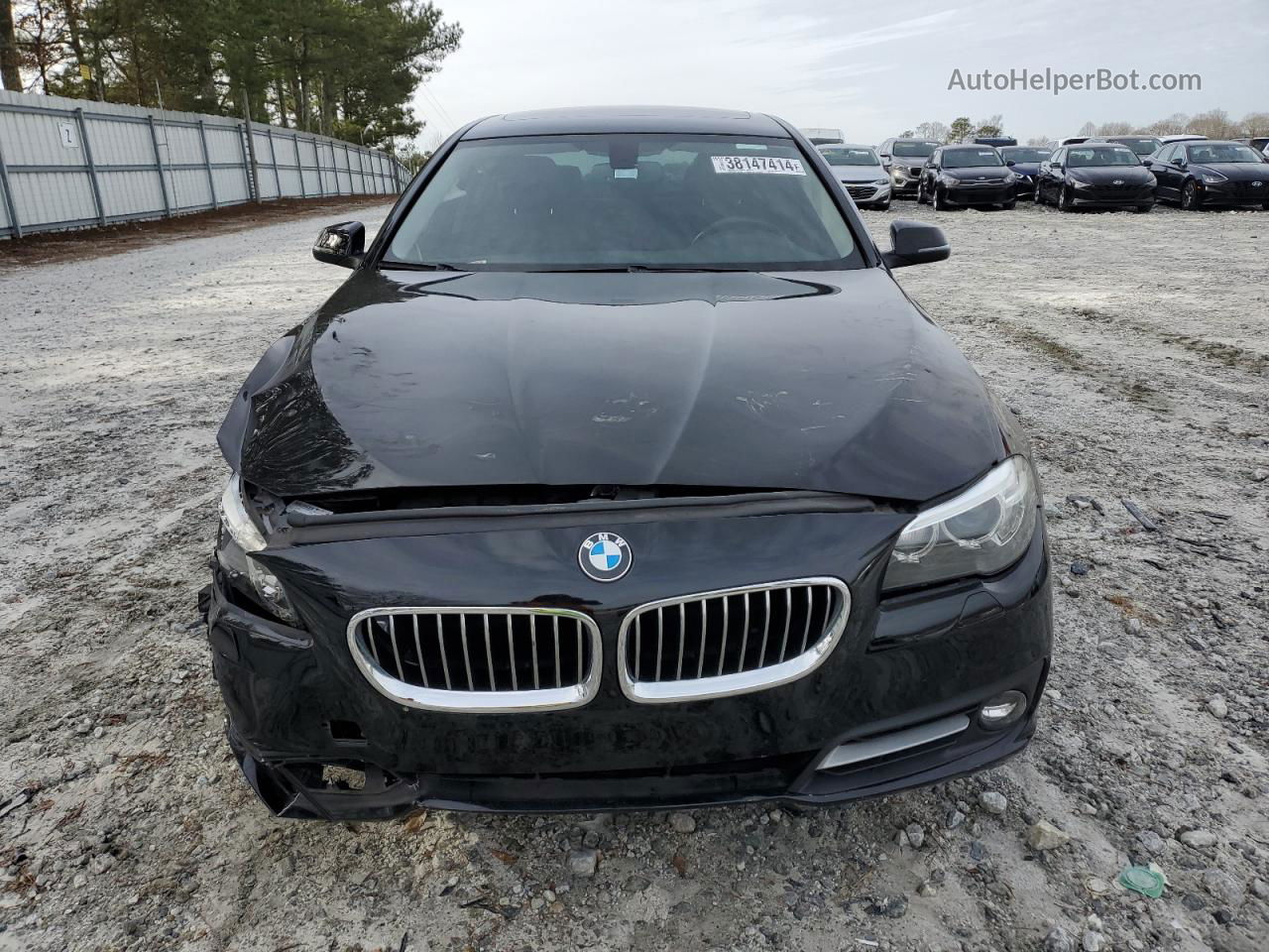 2016 Bmw 528 I Черный vin: WBA5A5C57GG348416