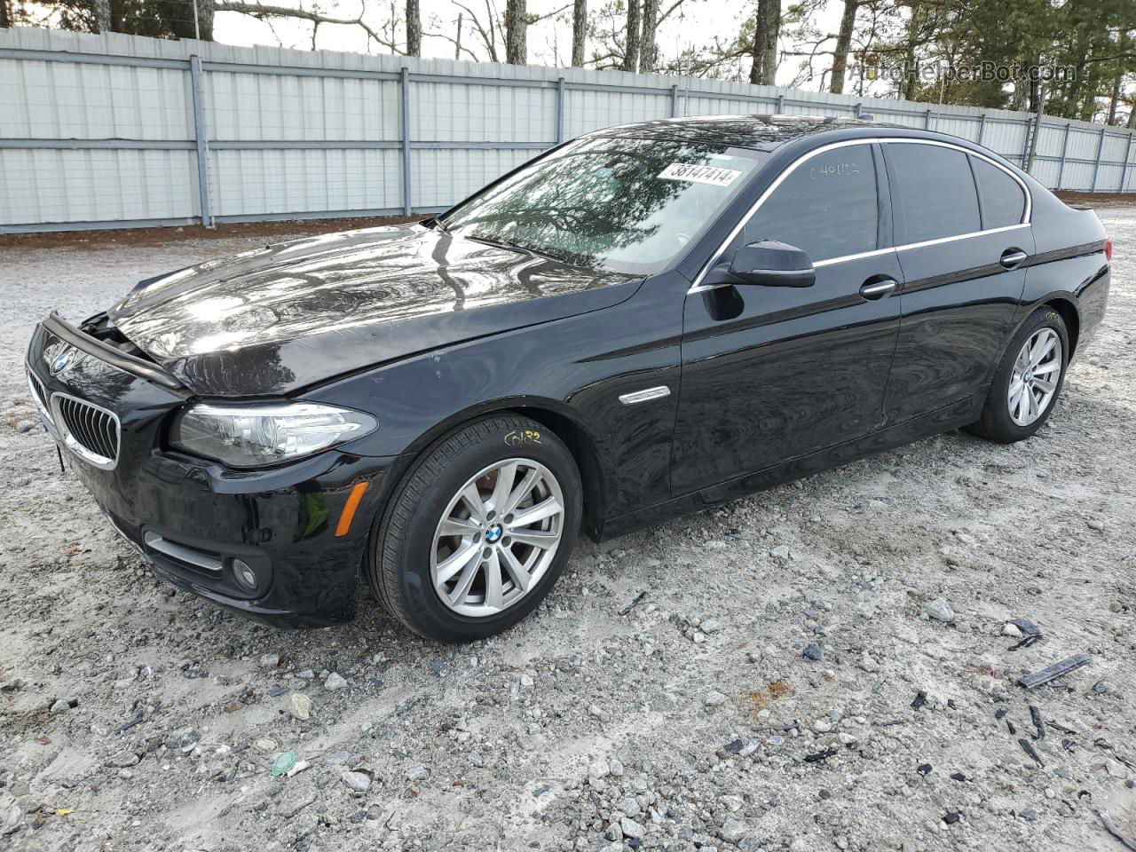 2016 Bmw 528 I Black vin: WBA5A5C57GG348416