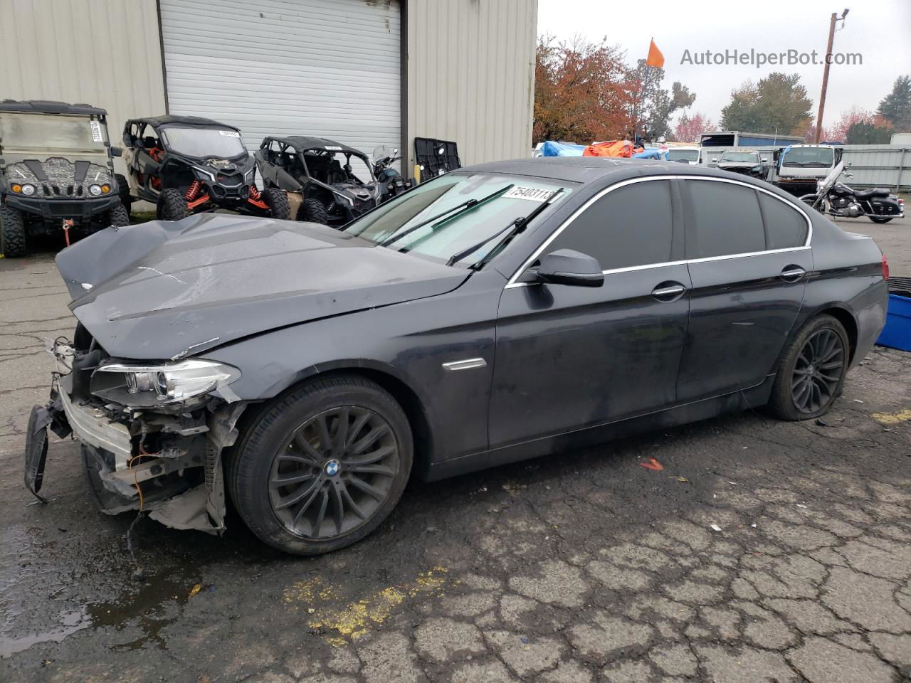 2014 Bmw 528 I Black vin: WBA5A5C58ED502422