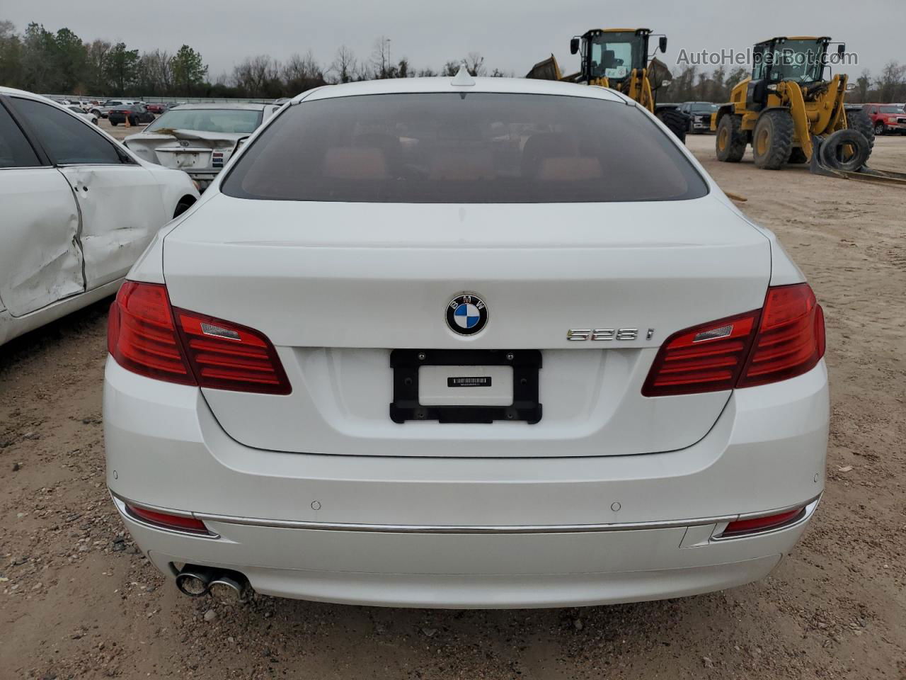 2014 Bmw 528 I White vin: WBA5A5C58ED505532