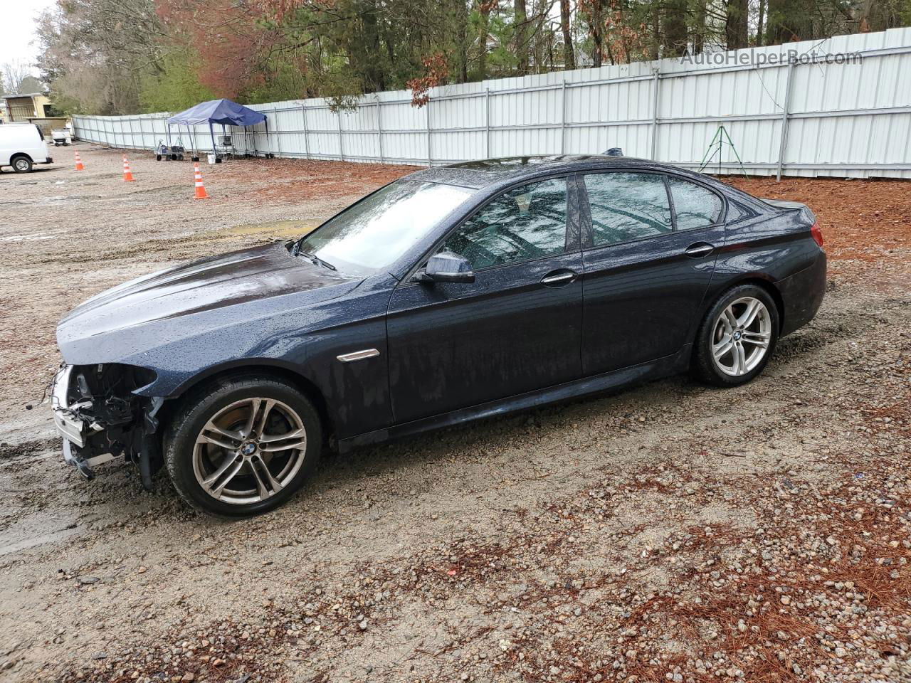 2014 Bmw 528 I Blue vin: WBA5A5C58ED509063