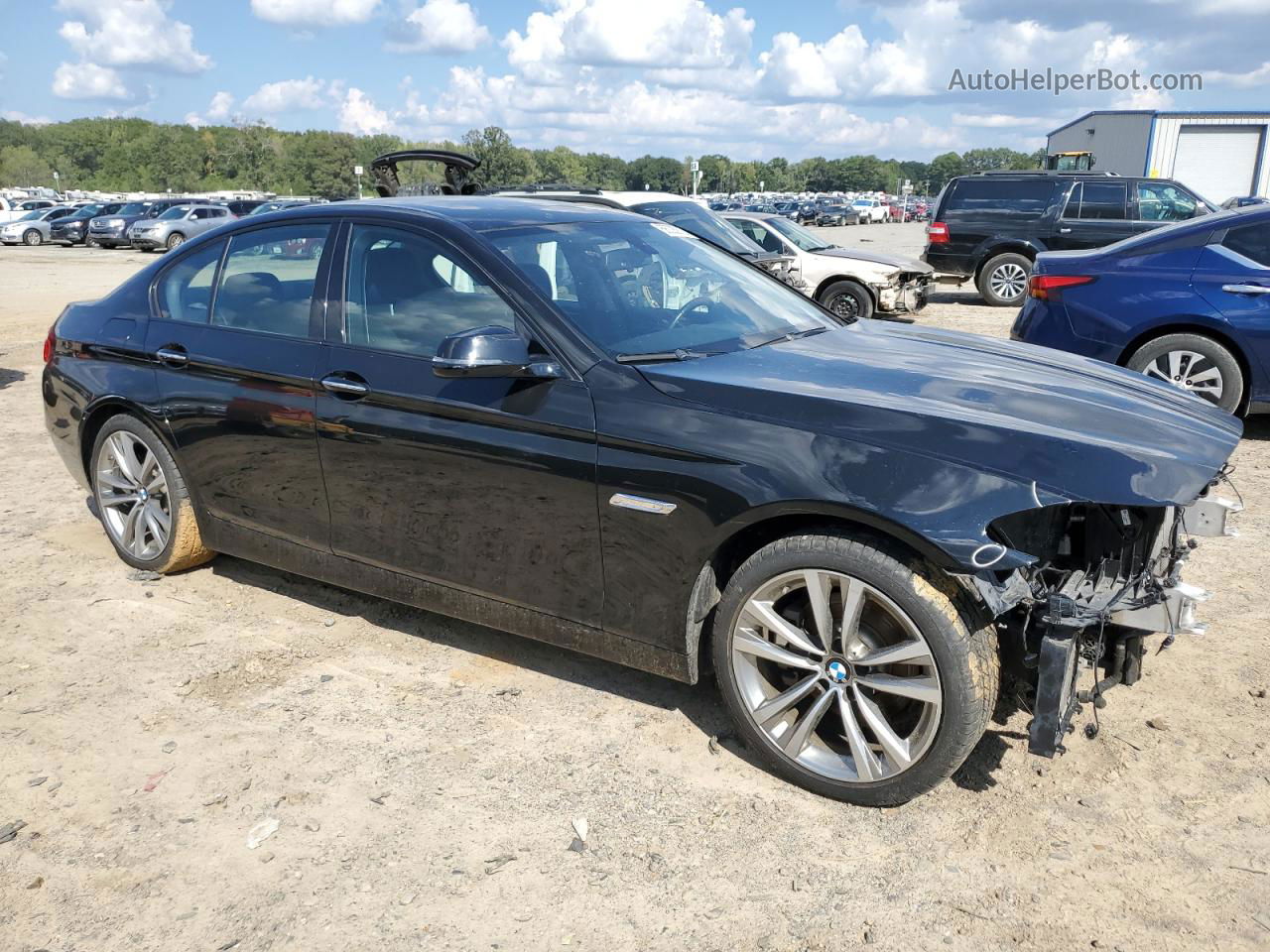 2016 Bmw 528 I Black vin: WBA5A5C58GG355102