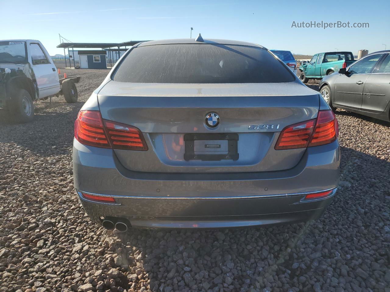 2014 Bmw 528 I Gray vin: WBA5A5C59ED508925