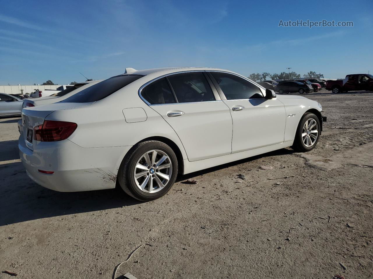 2014 Bmw 528 I White vin: WBA5A5C59ED509606