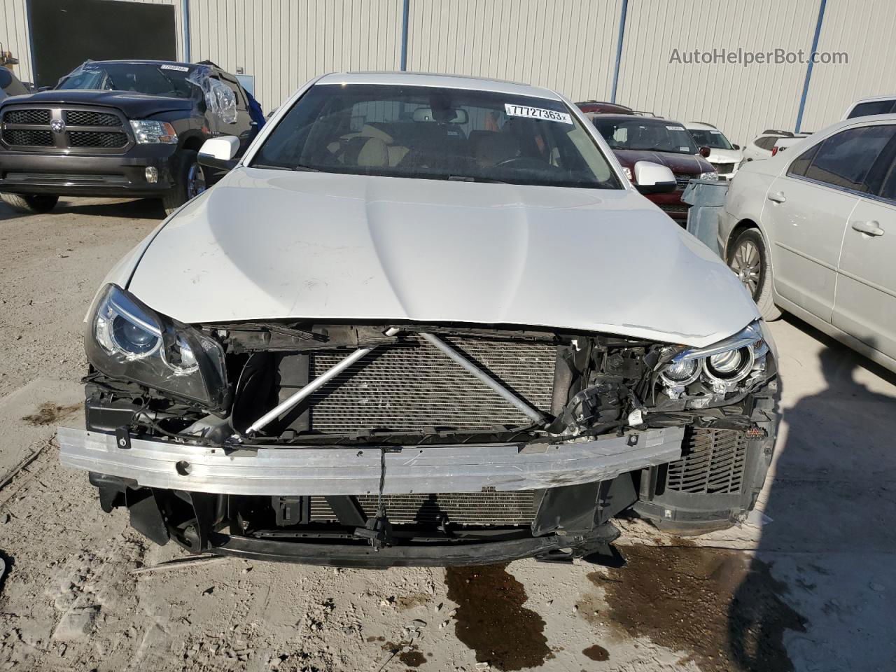 2014 Bmw 528 I White vin: WBA5A5C59ED509606