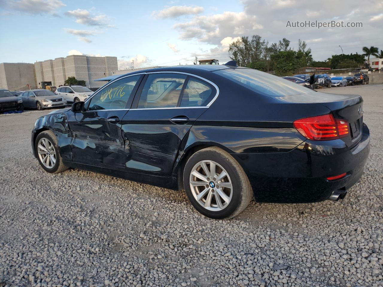 2016 Bmw 528 I Black vin: WBA5A5C59GD528398