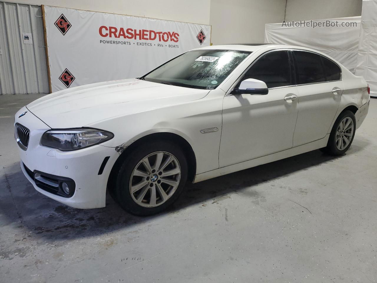 2016 Bmw 528 I Белый vin: WBA5A5C59GD528952