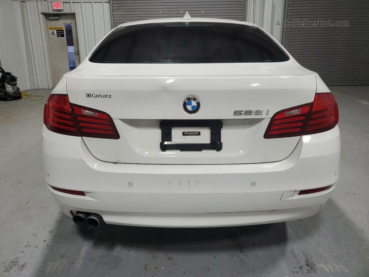 2016 Bmw 528 I White vin: WBA5A5C59GD528952