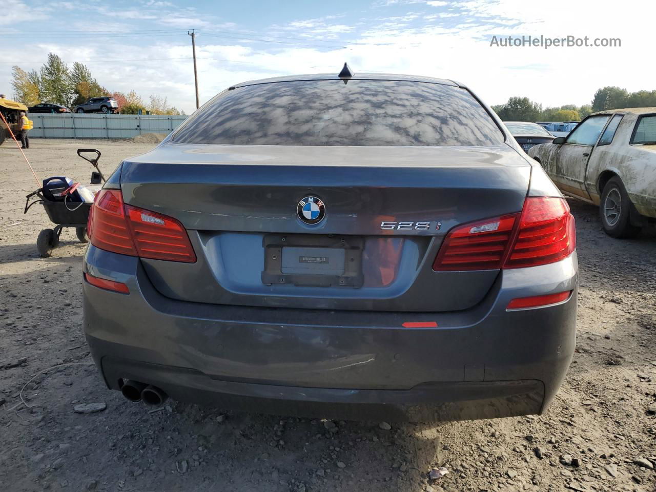 2016 Bmw 528 I Gray vin: WBA5A5C59GG352306