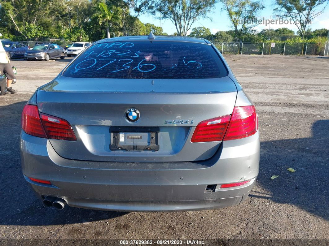 2014 Bmw 528i Gray vin: WBA5A5C5XED500736