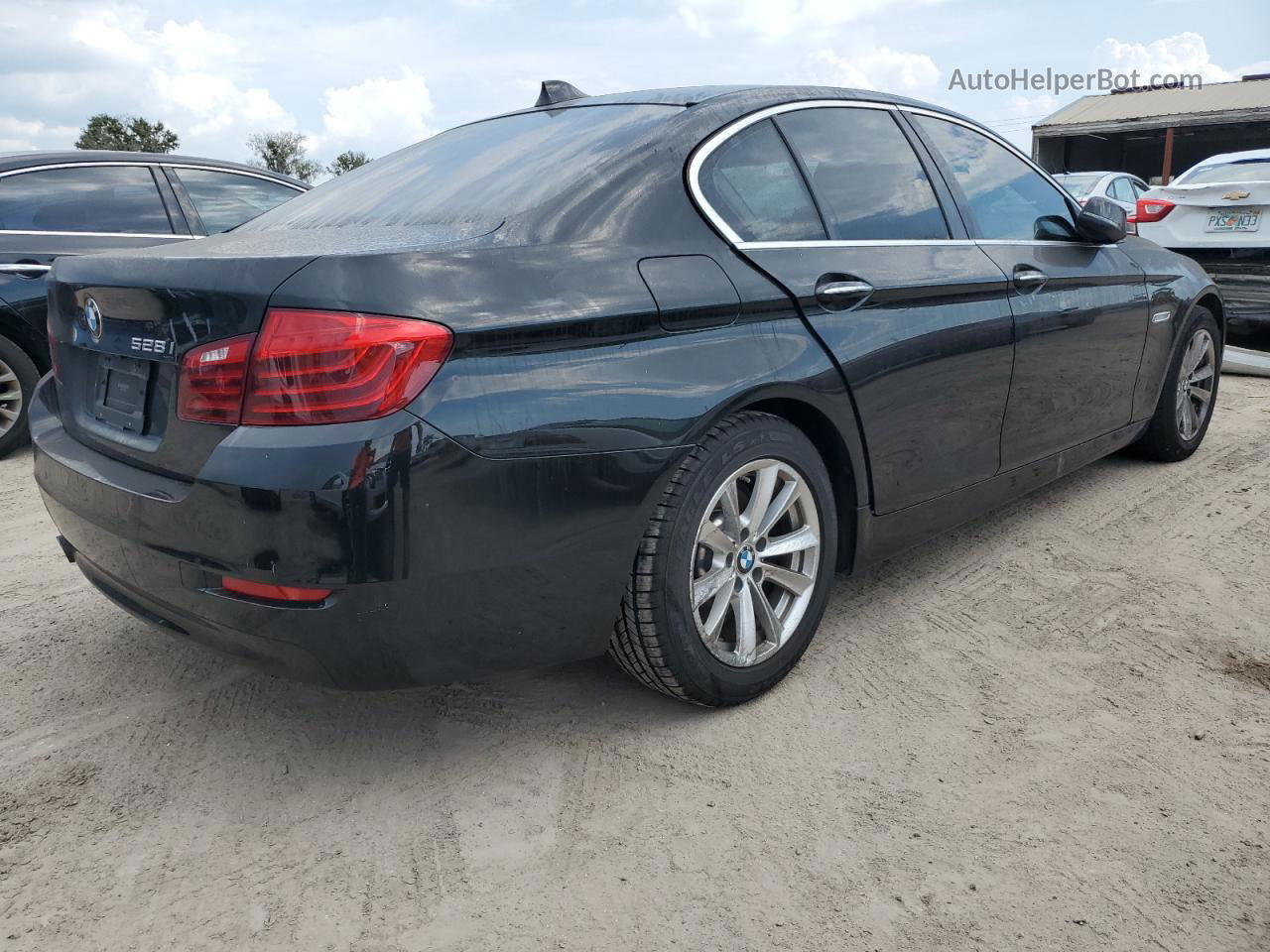 2014 Bmw 528 I Черный vin: WBA5A5C5XED508397