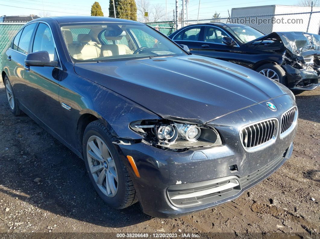 2014 Bmw 528i Xdrive Синий vin: WBA5A7C50ED612201