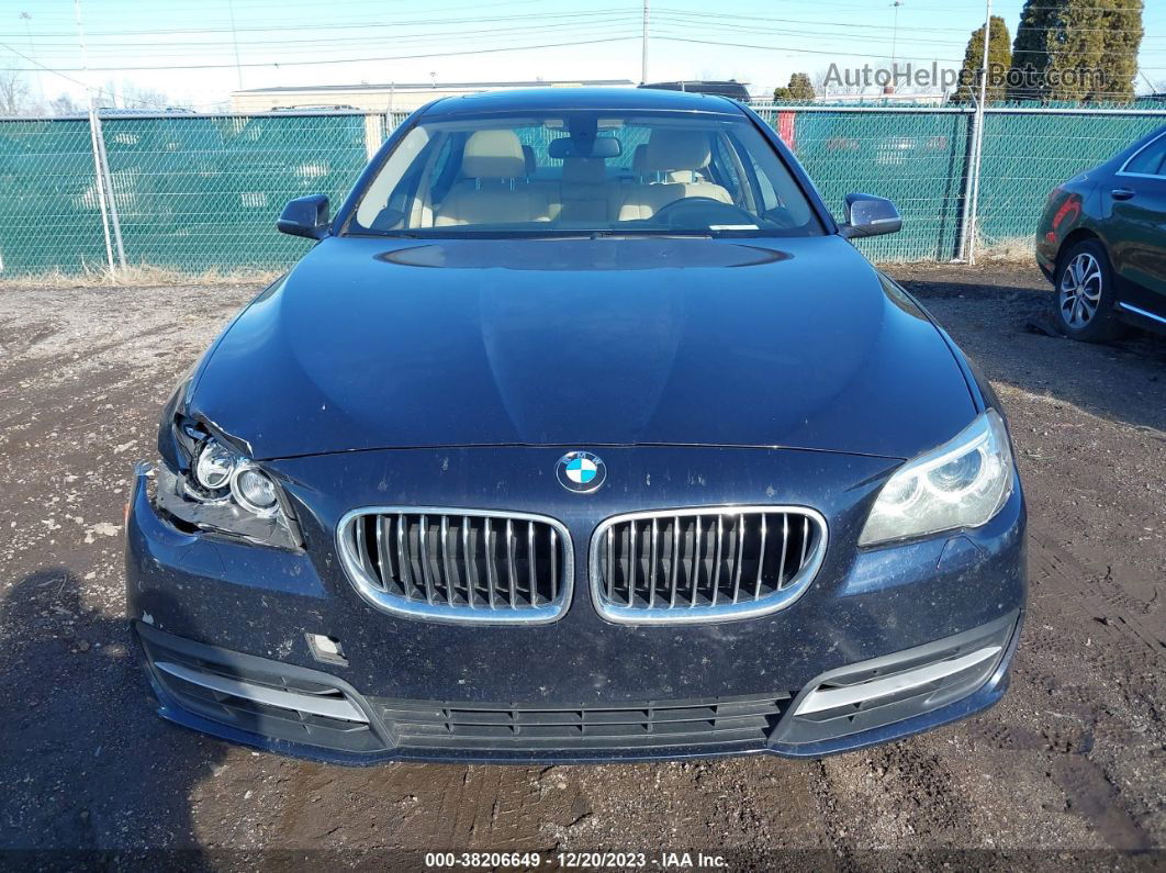 2014 Bmw 528i Xdrive Синий vin: WBA5A7C50ED612201