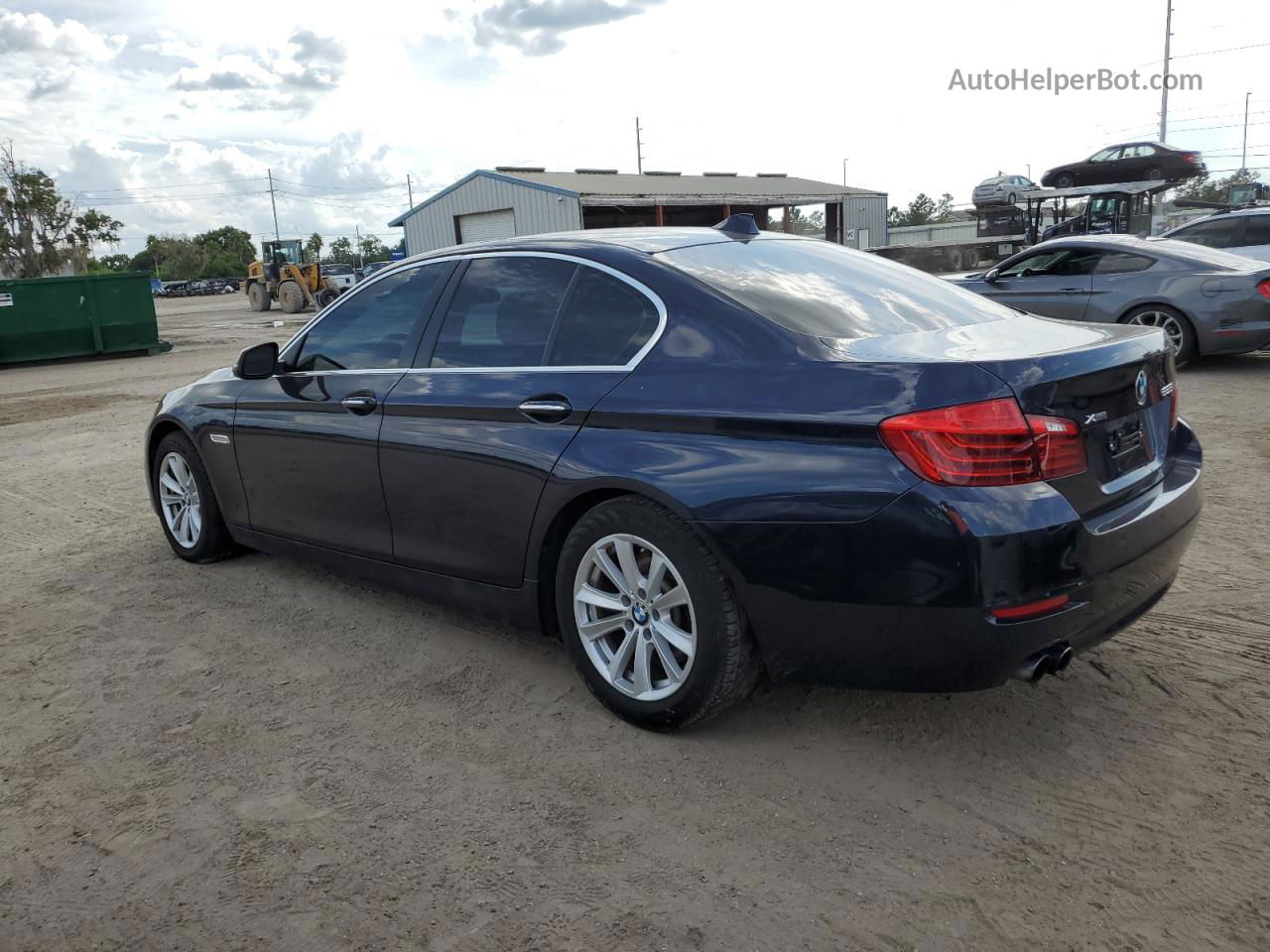 2016 Bmw 528 Xi Синий vin: WBA5A7C50GG148439