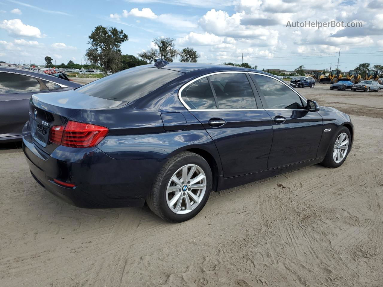 2016 Bmw 528 Xi Синий vin: WBA5A7C50GG148439