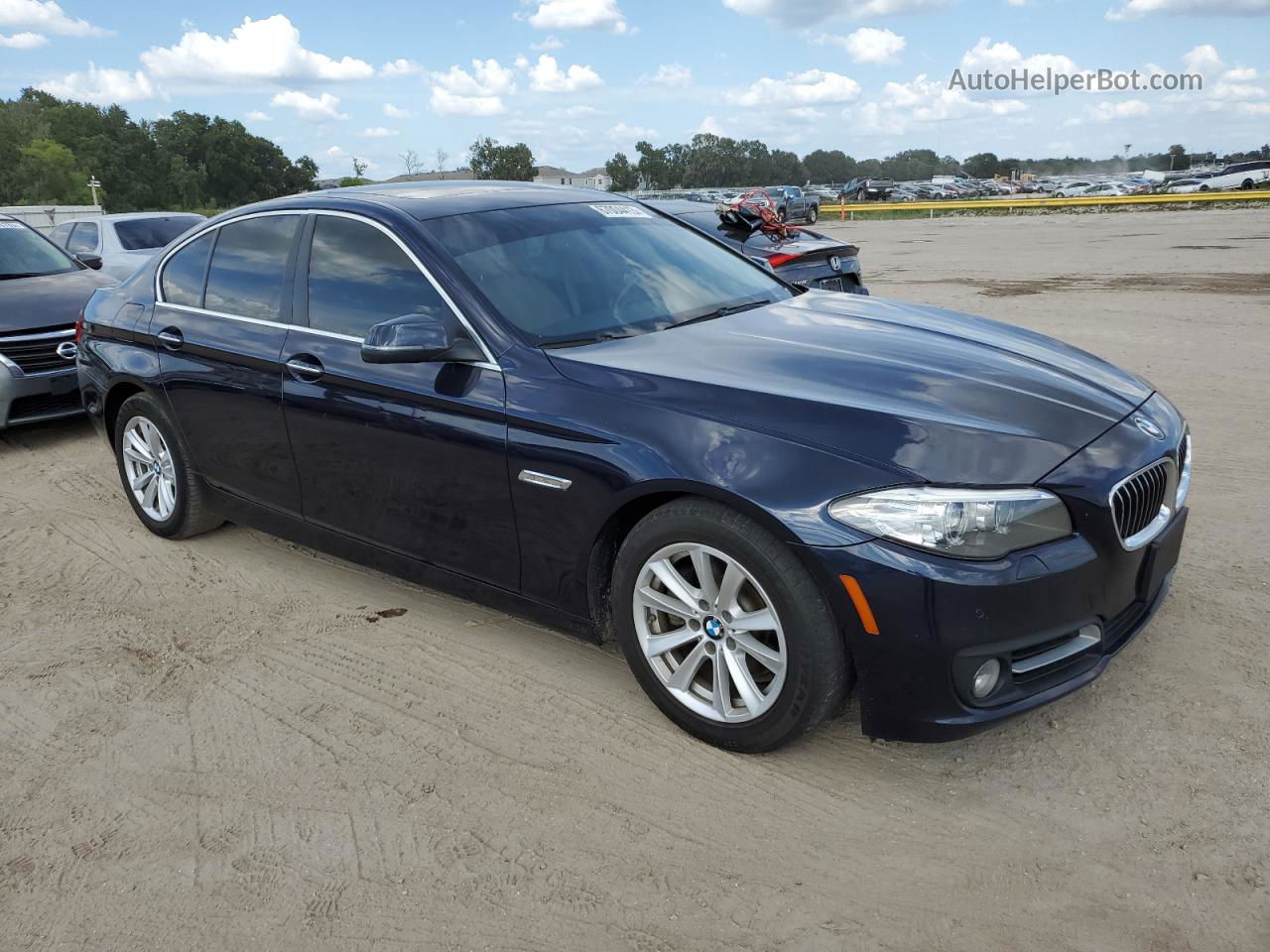 2016 Bmw 528 Xi Blue vin: WBA5A7C50GG148439