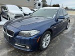 2016 Bmw 528 Xi Синий vin: WBA5A7C50GG152457