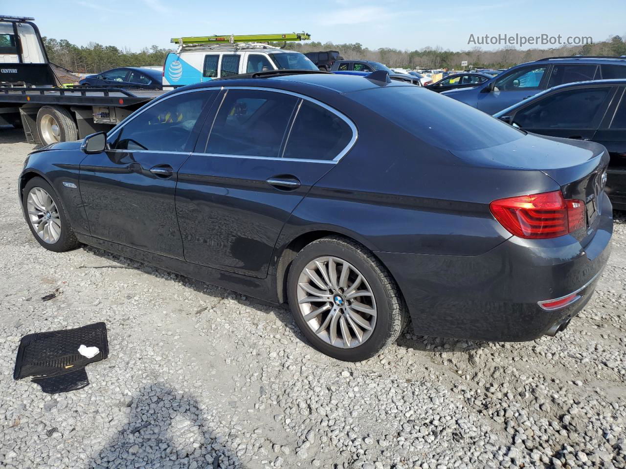 2014 Bmw 528 Xi Black vin: WBA5A7C51ED219453