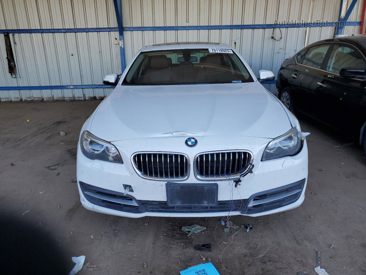 2014 Bmw 528 Xi White vin: WBA5A7C51ED613048